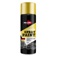 Spray paint. Gold